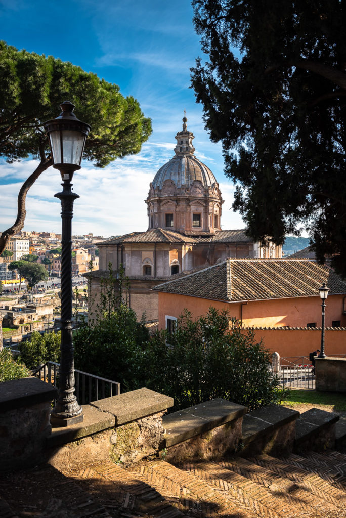 Church dome in Rome